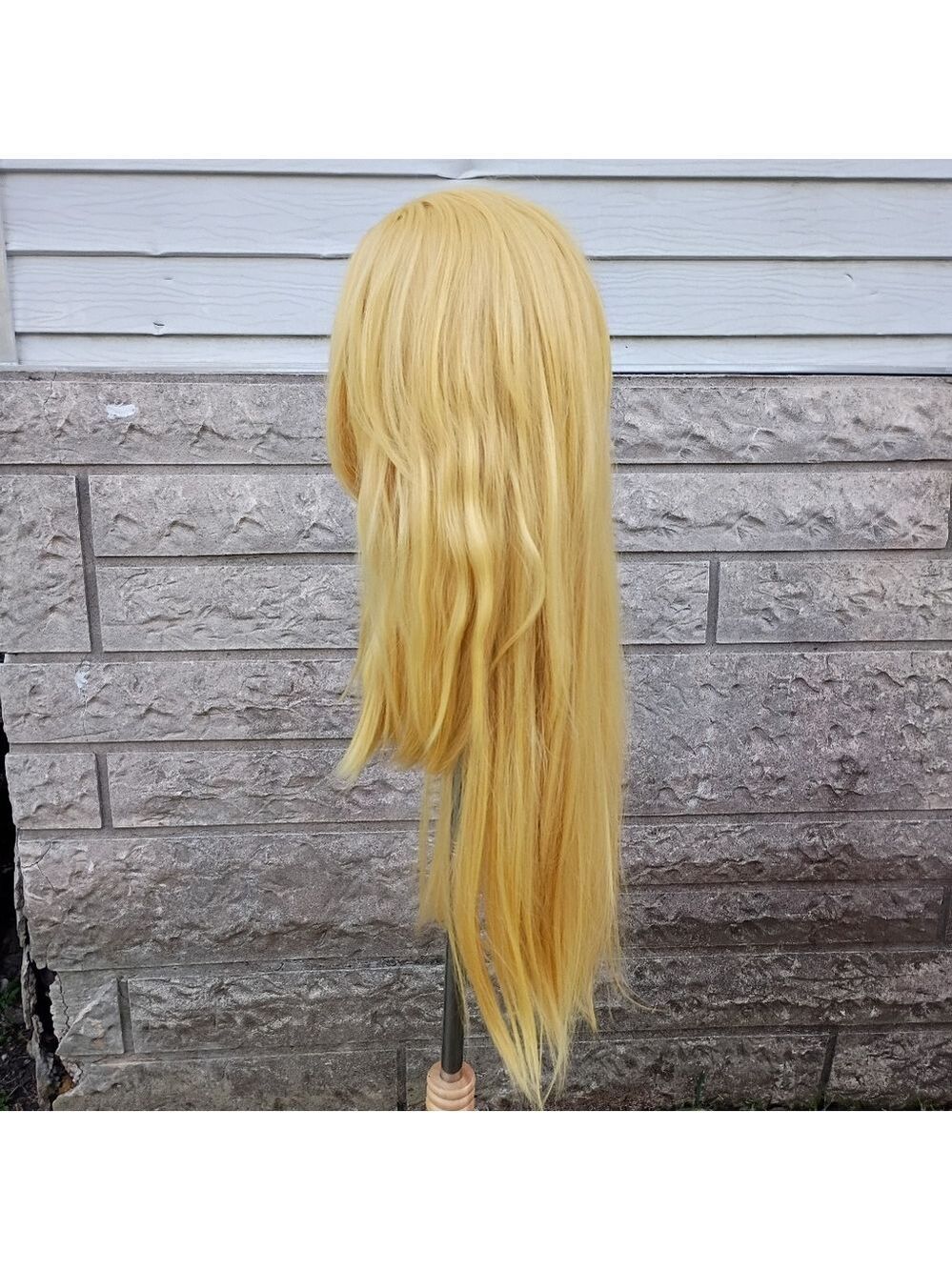 2/$20 Long Blonde Yellow Synthetic Wig 33 Inch - Picture 6 of 9
